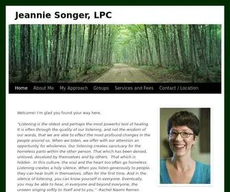 Jeanniesonger.com(Jeannie Songer) Screenshot