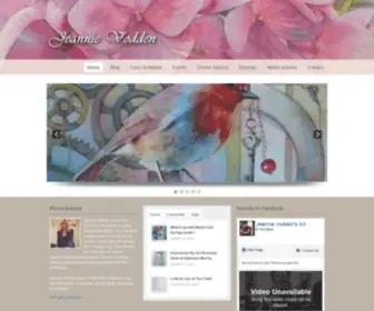 Jeannievodden.com(Jeannie Vodden Art) Screenshot