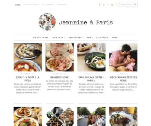 Jeannineaparis.com(Jeannine à Paris) Screenshot