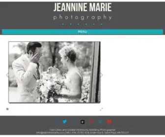 Jeanninemarie.com(Wedding Photographer) Screenshot