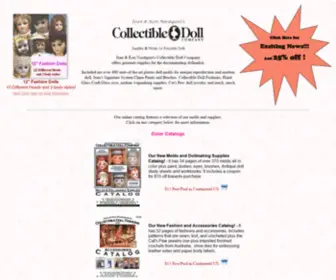 Jeannordquistdolls.com(Collectible Doll Company) Screenshot