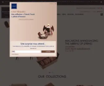 Jeanpaulhevin.com(Boutique en ligne chocolats et pâtisseries) Screenshot