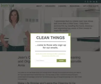 Jeanscleanteam.com(Make life simpler) Screenshot