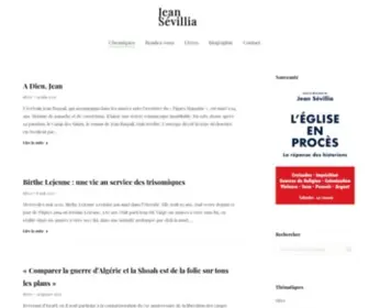 Jeansevillia.com(Jean Sévillia) Screenshot