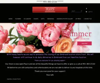 Jeansflowers.com(  Hamilton) Screenshot