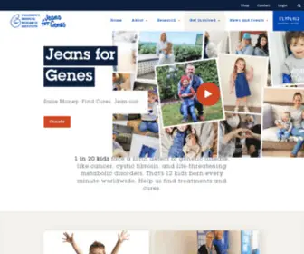 Jeansforgenes.org.au(Jeans for Genes) Screenshot