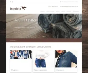 Jeansinquieta.com.ar(JEANS INQUIETA) Screenshot