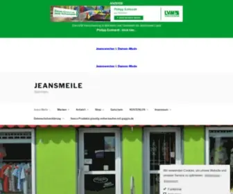 Jeansmeile.de(Jeans Meile JeansMeile Jeanshosen Winterjacken Jeanswesten Gutschein) Screenshot