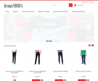 Jeansmoda.pl(Spodnie jeans) Screenshot