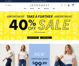Jeanswest.com.au(Jeanswest Australia) Screenshot