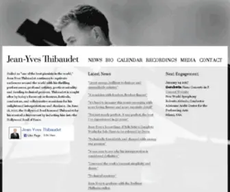 Jeanyvesthibaudet.com(Jean-Yves Thibaudet) Screenshot