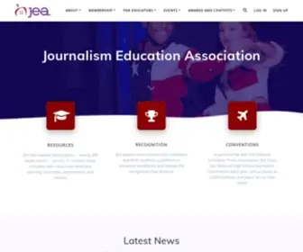 Jea.org(Front Page) Screenshot