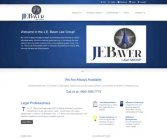 Jeblawgroup.com(Baver Law Group) Screenshot