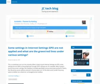 Jecal22.com(Sharing my tech experience) Screenshot
