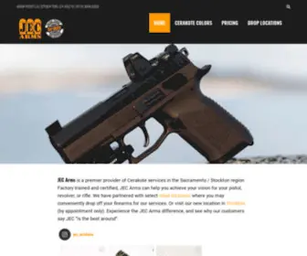 Jecarmscerakote.com(JEC Arms) Screenshot