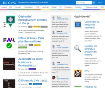 Jecas.cz(Je čas.cz) Screenshot