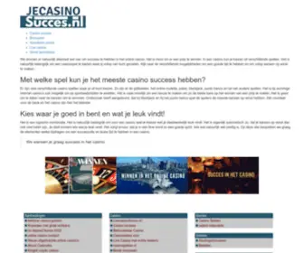 Jecasinosucces.nl Screenshot