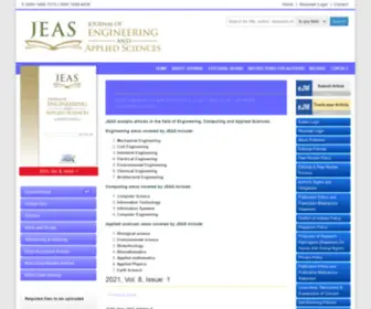 Jecasmu.org(Journal of Engineering and Applied Sciences) Screenshot