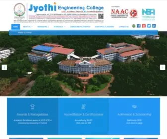 Jecc.ac.in(Jyothi Engineering College) Screenshot