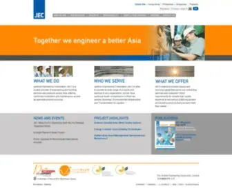 Jec.com(Jardine Engineering Corporation) Screenshot