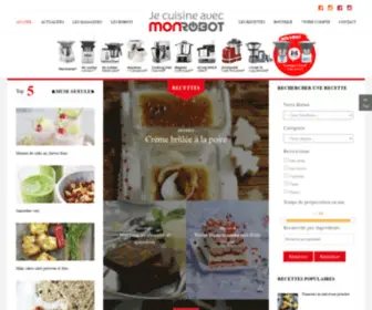 Jecuisineavecmonrobot.fr(Je Cuisine Avec Mon Robot) Screenshot