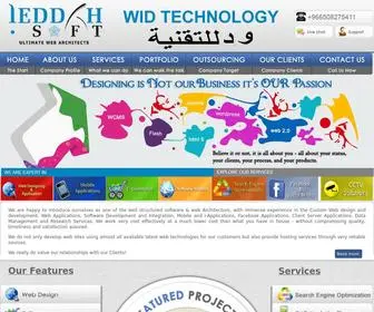 Jeddahsoft.com(Website of it company) Screenshot