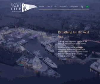 Jeddahyc.com(Jeddah Yacht Club) Screenshot