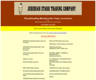 Jedediah-Starr.com(Muzzleloaders) Screenshot