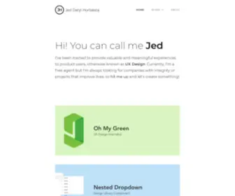 Jedhortaleza.com(Jed Daryl Hortaleza) Screenshot