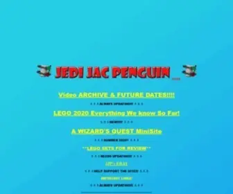 JedijacPenguin.com(Jedi JAC Penguin) Screenshot