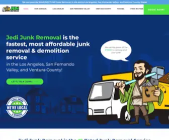 Jedijunkremoval.com(Los Angeles Junk Removal) Screenshot