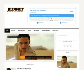 Jedinet.com(The Original Star Wars Fan Website) Screenshot
