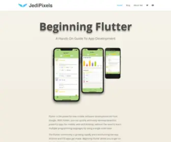 Jedipixels.dev(Beginning Flutter) Screenshot