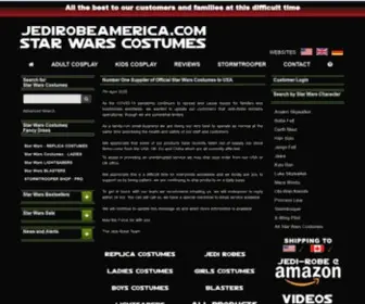 Jedirobeamerica.com(STAR WARS COSTUMES) Screenshot