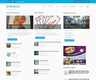 Jedisjeux.net(Le site communautaire des jeux de société) Screenshot