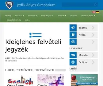 Jedlik.hu(Ányos) Screenshot