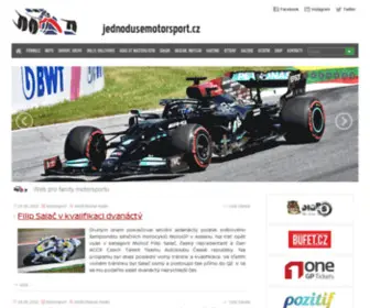 Jednodusemotorsport.cz(Web pro fandy motorsportu) Screenshot