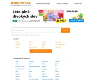 Jednotky.cz(Převody) Screenshot
