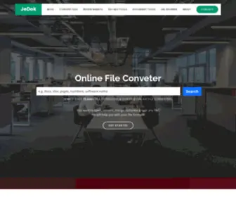 Jedok.com(Free Online File Converter Tools) Screenshot