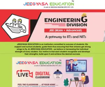 Jeegyasaeducation.com(JEEGYASA EDUCATION) Screenshot