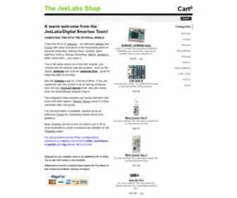 Jeelabs.com(The JeeLabs Shop) Screenshot