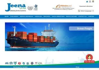 Jeena.com(Global logistics Services) Screenshot