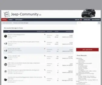 Jeep-Community.de(Jeep Community) Screenshot