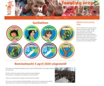 Jeep-Vught.nl(Scouting Jeep) Screenshot