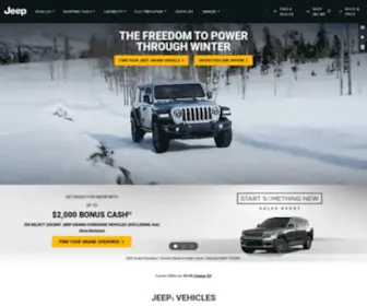 Jeep.com(Jeep® SUVs & Crossovers) Screenshot