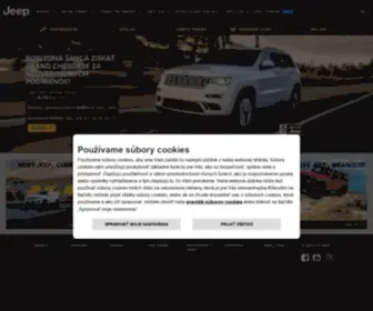 Jeep.sk(Jeep®) Screenshot