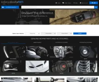 Jeepchryslerdodgeramparts.com(Buy Jeep Chrysler Dodge Ram Parts Online) Screenshot