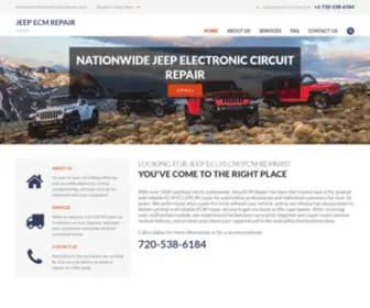 Jeepecmrepair.com(Jeep ECM Repair) Screenshot