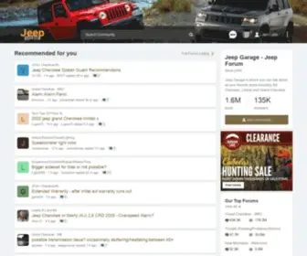 Jeepgarage.org(Jeep Garage) Screenshot