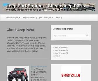 Jeeppartsource.com(Cheap Jeep Parts) Screenshot